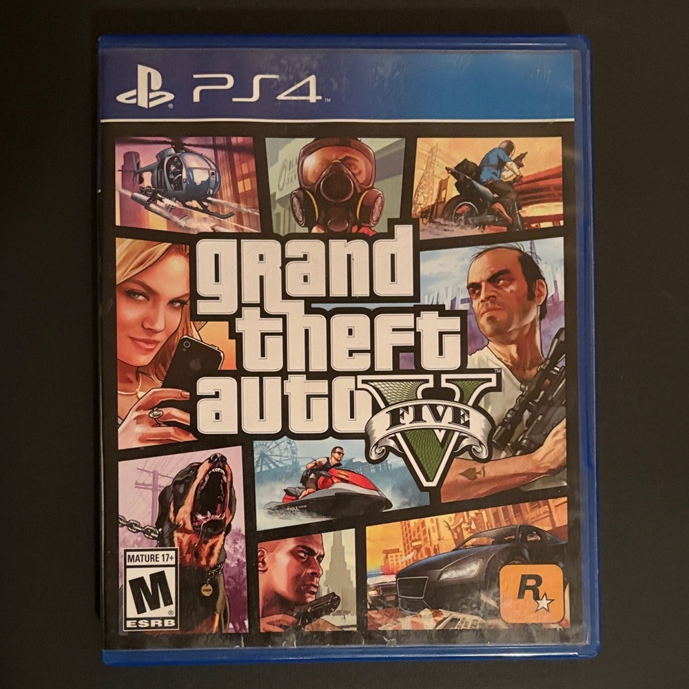 Sony PS4 Grand Theft Auto V 5 Perfect Working Condition